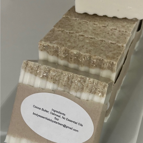 HAND CRAFTED Soap Oatmeal NO essential oils Handmade UNSCENTED NO SCENT - Picture 3 of 4